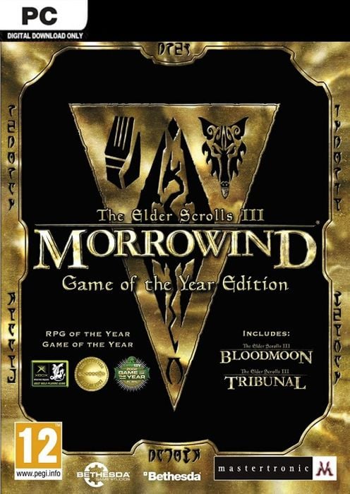 the elder scrills 3 morrowind game of the year pc